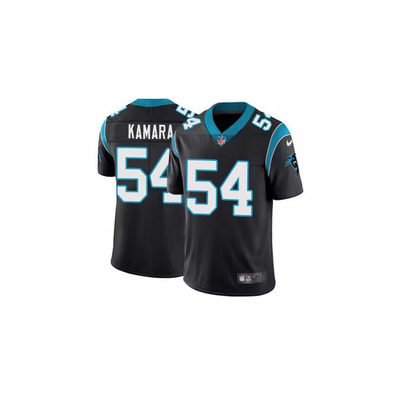 Panthers #54 Azur Kamara Cheap Jersey -Black