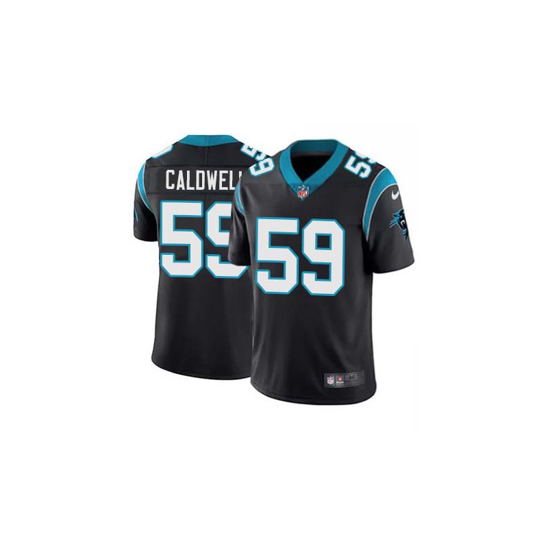 Panthers #59 Mike Caldwell Cheap Jersey -Black