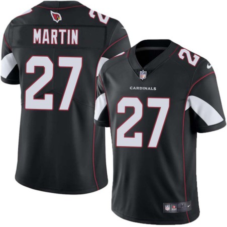 Cardinals #27 Abe Martin Stitched Black Jersey