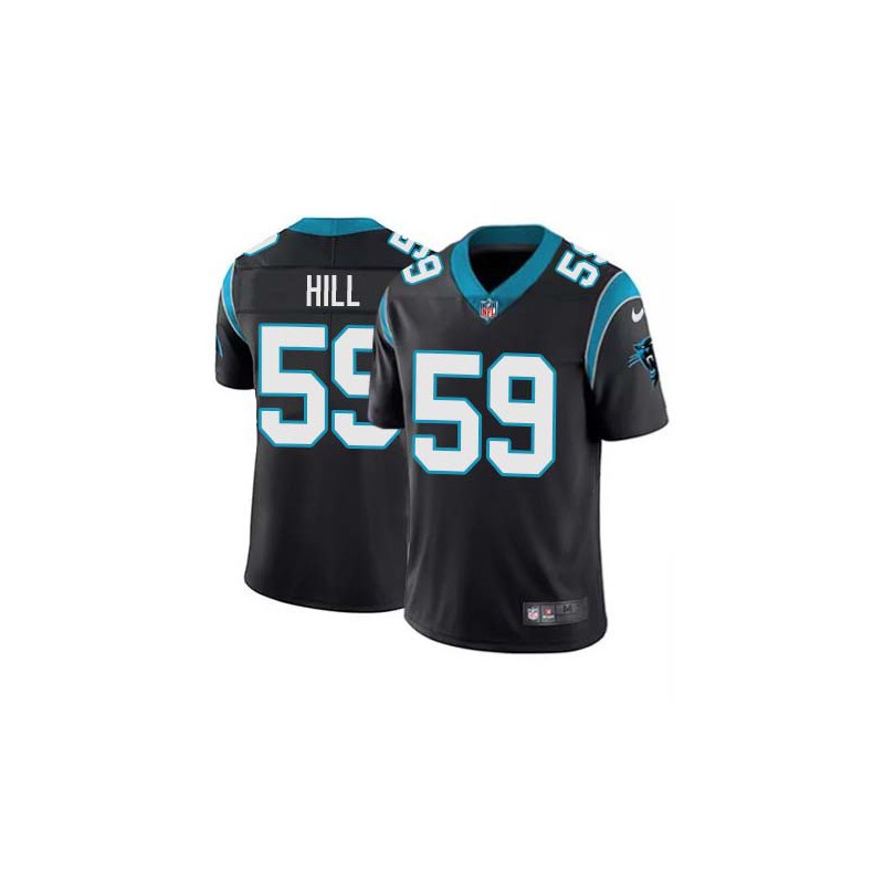 Panthers #59 Travis Hill Cheap Jersey -Black