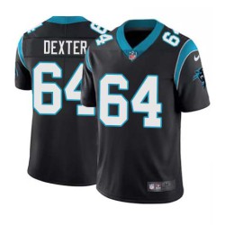 Panthers #64 James Dexter Cheap Jersey -Black
