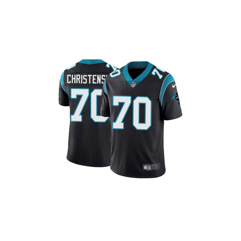 Panthers #70 Brady Christensen Cheap Jersey -Black