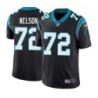 Panthers #72 Bruce Nelson Cheap Jersey -Black