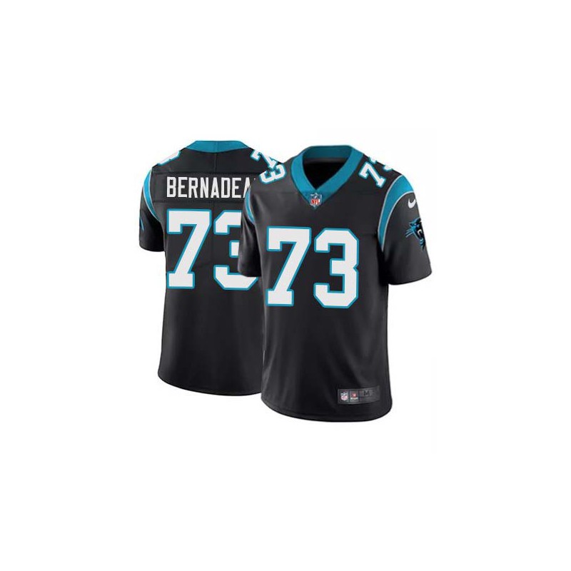 Panthers #73 Mackenzy Bernadeau Cheap Jersey -Black