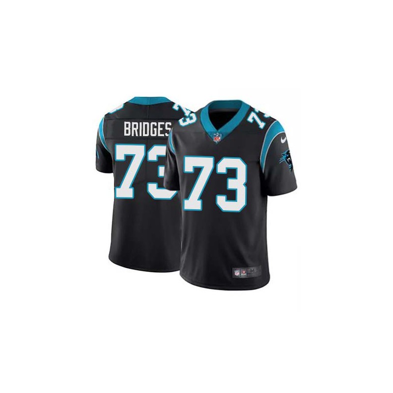 Panthers #73 Jeremy Bridges Cheap Jersey -Black