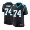 Panthers #74 Mark Dennis Cheap Jersey -Black