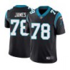 Panthers #78 Jeno James Cheap Jersey -Black