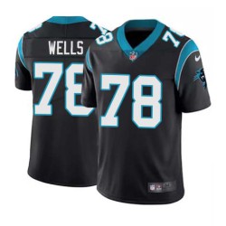 Panthers #78 Reggie Wells Cheap Jersey -Black
