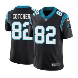 Panthers #82 Jerricho Cotchery Cheap Jersey -Black