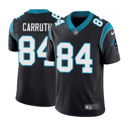 Panthers #84 Rae Carruth Cheap Jersey -Black