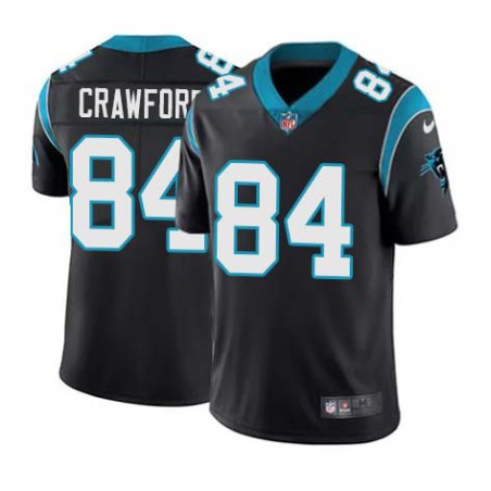 Panthers #84 Casey Crawford Cheap Jersey -Black