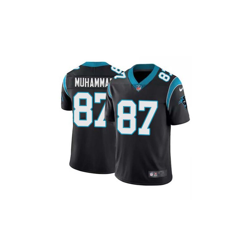 Panthers #87 Muhsin Muhammad Cheap Jersey -Black