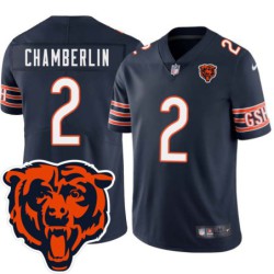 Bears #2 Guy Chamberlin Tackle Twill Jersey -Navy with 2023 Bear Head Logo Patch