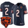 Bears #2 Mike Horan Tackle Twill Jersey -Navy with 2023 Bear Head Logo Patch