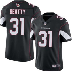 Cardinals #31 Chuck Beatty Stitched Black Jersey