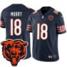 Bears #18 Don Murry Tackle Twill Jersey -Navy with 2023 Bear Head Logo Patch