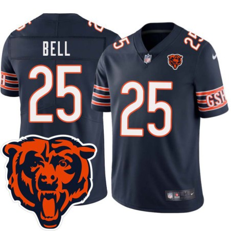 Bears #25 Todd Bell Tackle Twill Jersey -Navy with 2023 Bear Head Logo Patch