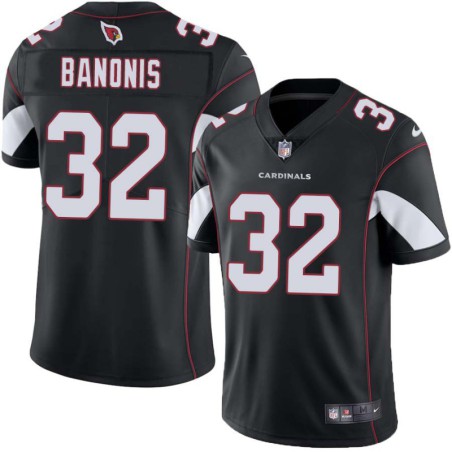 Cardinals #32 Vince Banonis Stitched Black Jersey