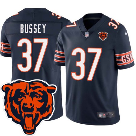 Bears #37 Young Bussey Tackle Twill Jersey -Navy with 2023 Bear Head Logo Patch