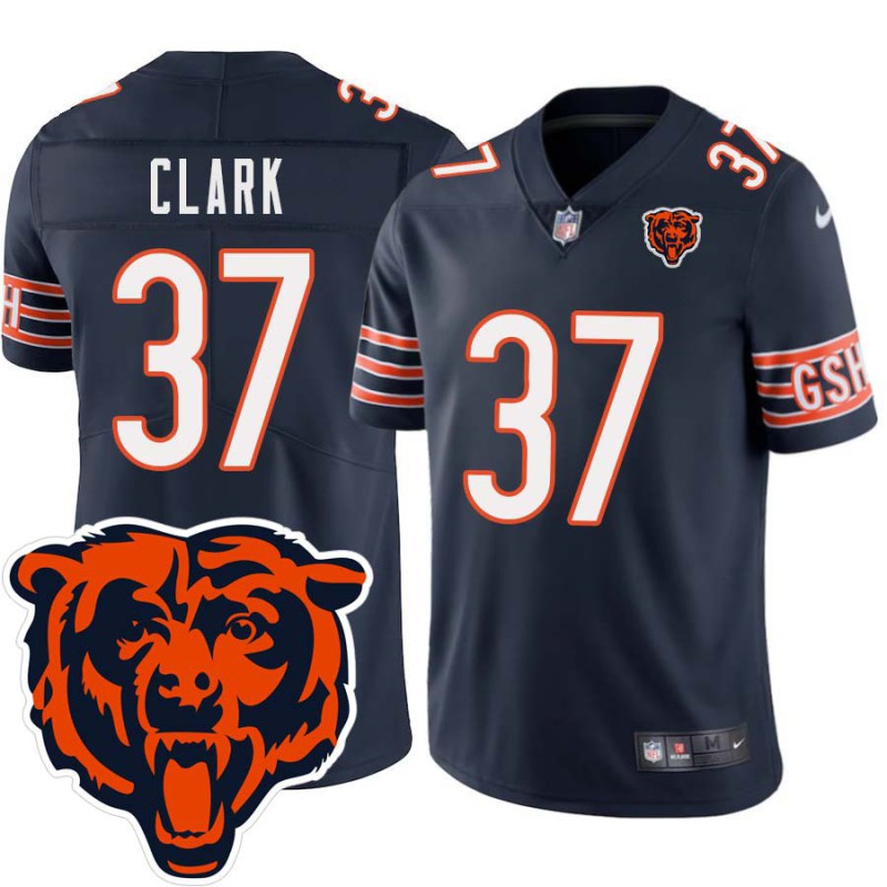 Bears #37 Darryl Clark Tackle Twill Jersey -Navy with 2023 Bear Head Logo Patch