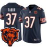 Bears #37 Teez Tabor Tackle Twill Jersey -Navy with 2023 Bear Head Logo Patch