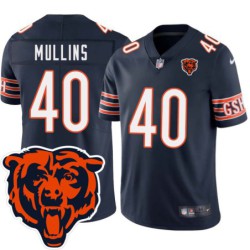 Bears #40 Don Mullins Tackle Twill Jersey -Navy with 2023 Bear Head Logo Patch