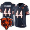 Bears #44 Ray Richards Tackle Twill Jersey -Navy with 2023 Bear Head Logo Patch