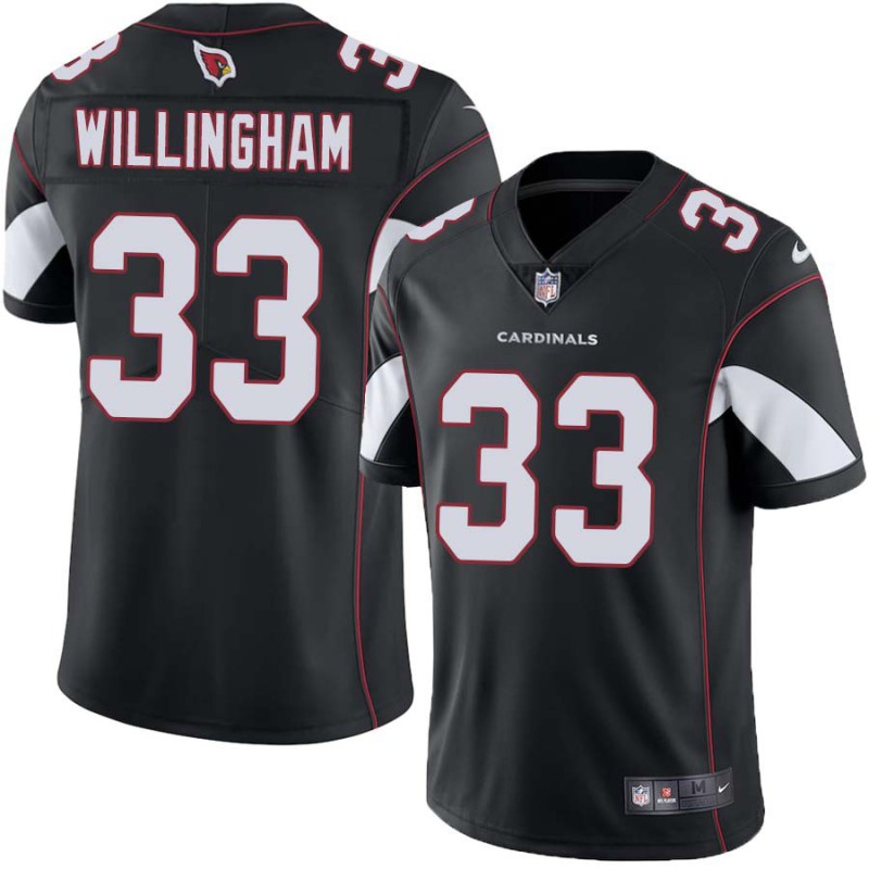 Cardinals #33 Larry Willingham Stitched Black Jersey
