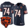 Bears #74 Bob Kilcullen Tackle Twill Jersey -Navy with 2023 Bear Head Logo Patch