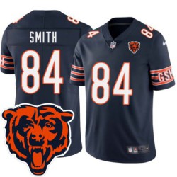 Bears #84 Ron Smith Tackle Twill Jersey -Navy with 2023 Bear Head Logo Patch