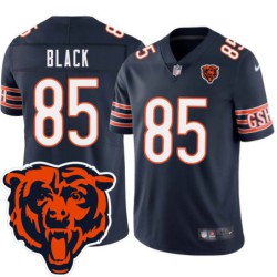 Bears #85 Todd Black Tackle Twill Jersey -Navy with 2023 Bear Head Logo Patch