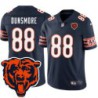 Bears #88 Pat Dunsmore Tackle Twill Jersey -Navy with 2023 Bear Head Logo Patch