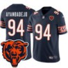 Bears #94 Brendon Ayanbadejo Tackle Twill Jersey -Navy with 2023 Bear Head Logo Patch