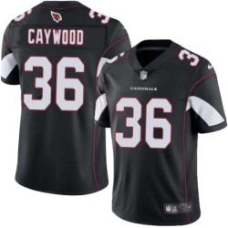 Cardinals #36 Les Caywood Stitched Black Jersey