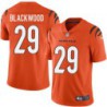 Bengals #29 Lyle Blackwood Sewn On Orange Jersey