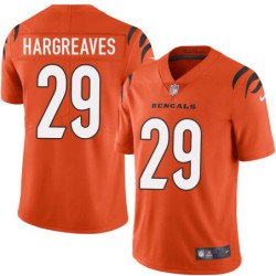 Bengals #29 Vernon Hargreaves III Sewn On Orange Jersey